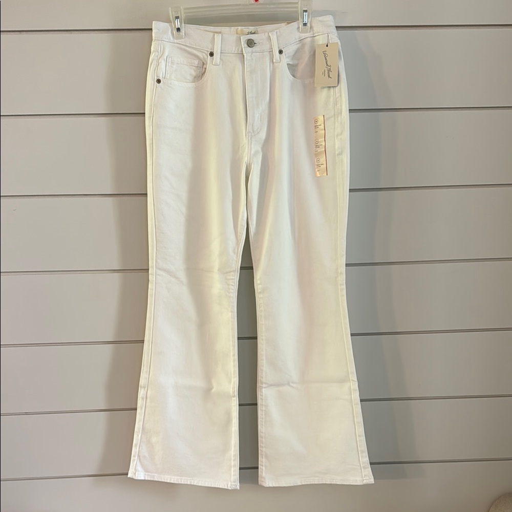 Target White Flare Wide Leg Jeans